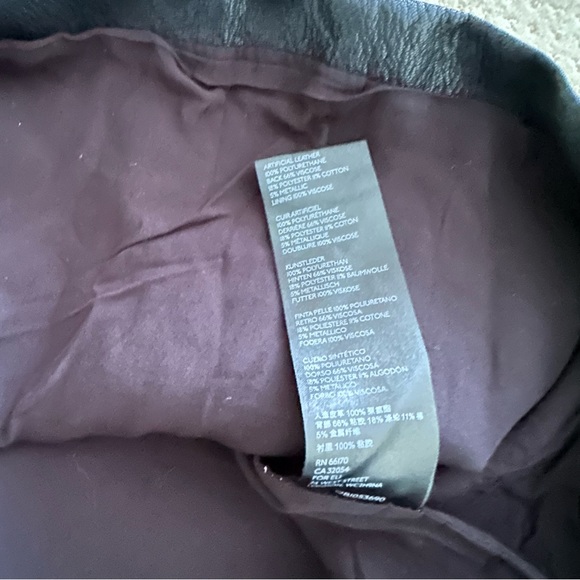 Free People Black Payton Faux Leather Mini Skirt - Picture 8 of 11